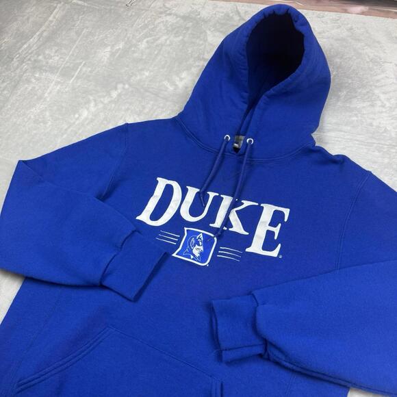 Russell Athletic Other - Russell Athletic Duke University Blue Hoodie Size M Classic Collegiate Logo Y2K